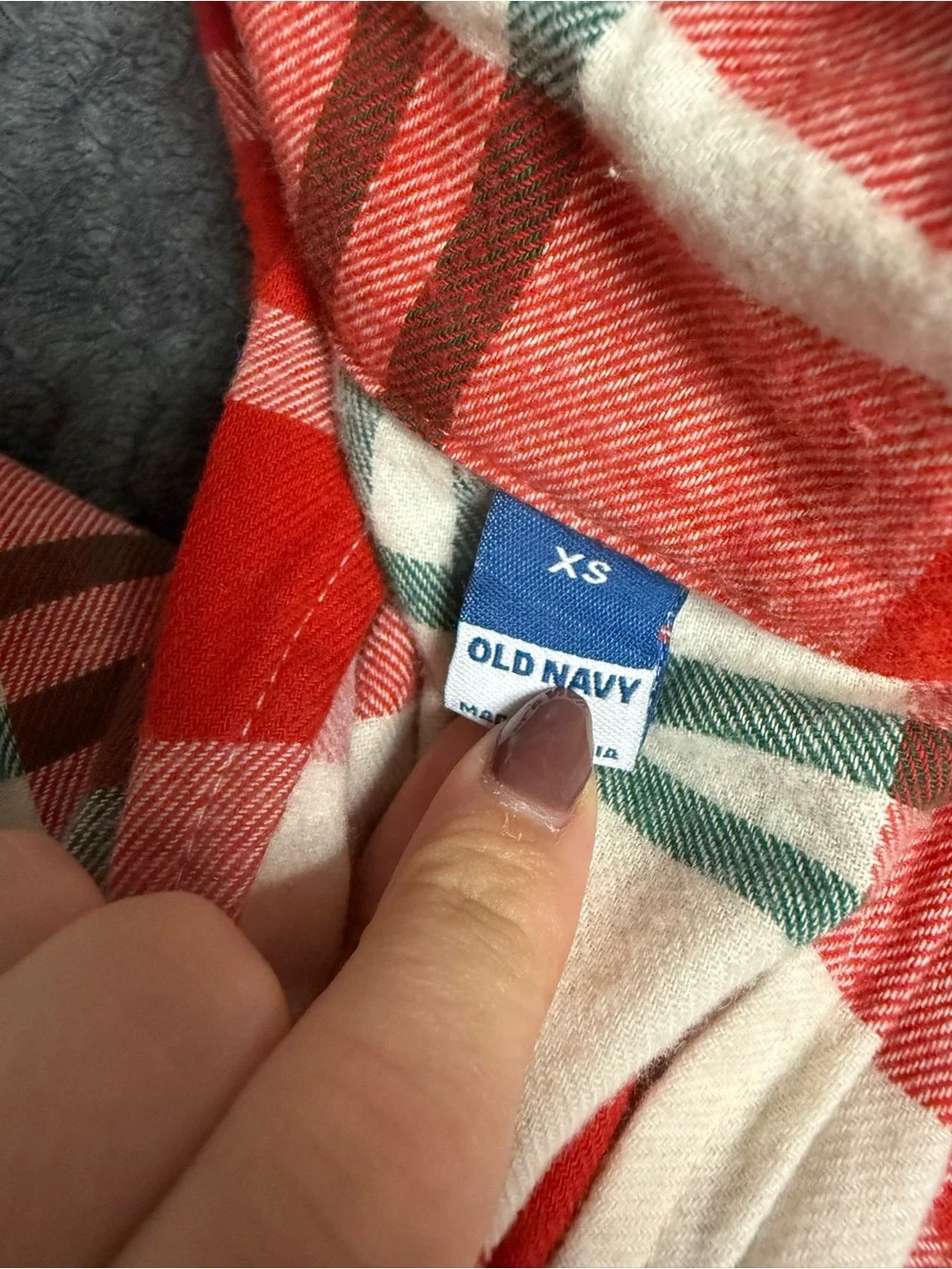 Old Navy Red Plaid couples Pajama Set - Classic Holiday Flannel